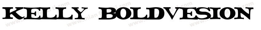 Kelly Boldvesion字体转换